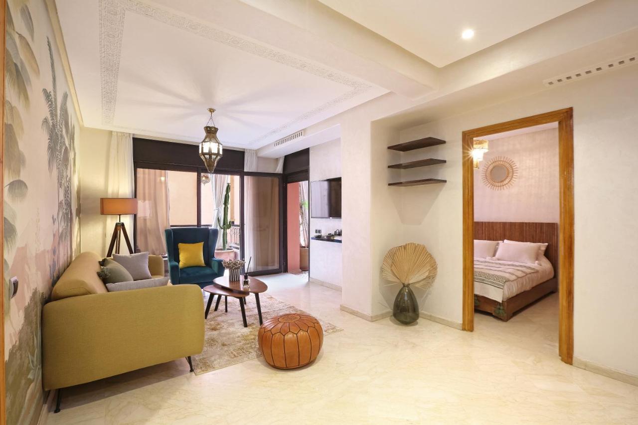 Appartement Moderne En City Center Marrakech-Gueliz マラケシュ エクステリア 写真
